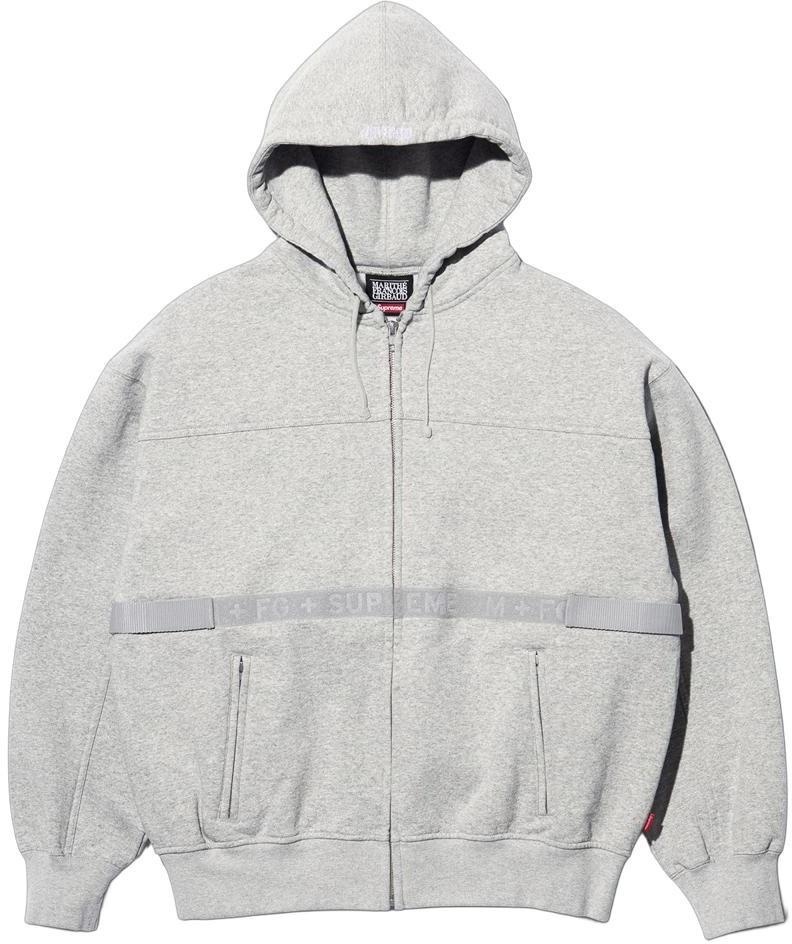 Supreme®/Marithé + François Girbaud Zip Up Hooded Sweatshirt view 9